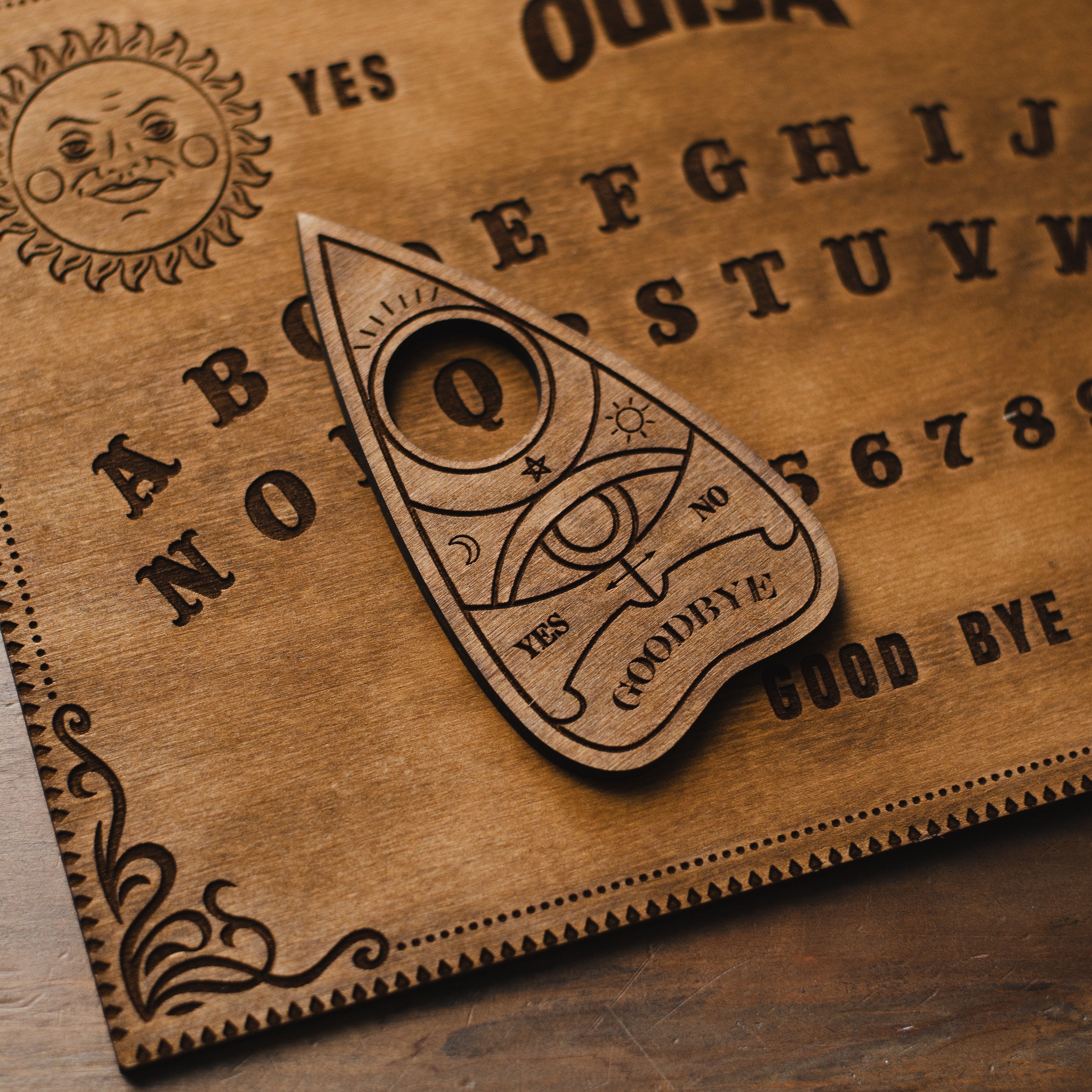 Halloween Ouija Board Faux Book Storage Box – Decorative Planchette Stash Prop 2 thumbnail image