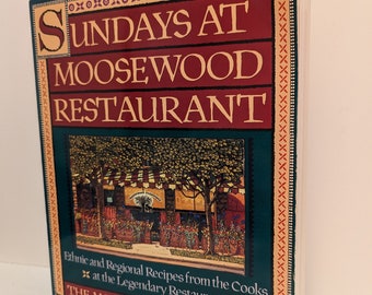 Sundays at Moosewood Restaurant 1990 Paperback Vegetarian Cookbook 733 Pgs VGC