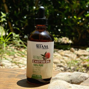Olio di ricino - 100% puro biologico senza esano, spremuto a freddo per capelli e pelle sani