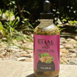 Rosemary Fenugreek Hair Growth Oil | Tea Tree, Black Seed, Herbal Growths Oil RiamCosmetics