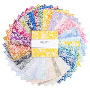 Liberty Fabrics Charm Pack & Fat Quarters for Patchwork Sewing and Quilting