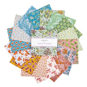 Liberty Fabrics Charm Pack & Fat Quarters for Patchwork Sewing and Quilting