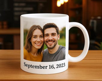 Personalized Coffee Mug - Custom Mug with Photo or Message - Original Gift Mug for Men and Women - Photo of Your Choice - Gift Idea