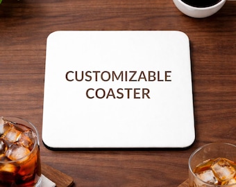 Personalized Photo Coaster – Customizable Coaster – Family Gift – Unique Homemade Gift Idea