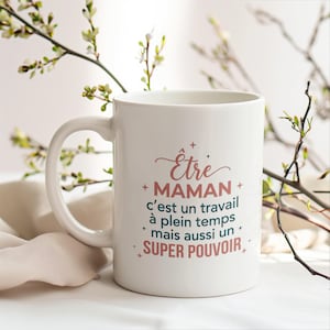 Original Mother's Day Mug Gift – Being a Super Mom – Humorous Mug for Mother's Day – Gift Idea for Women, Moms, and Birthdays