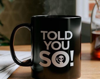 Alien Coffee Mug: UFO Gift for Coffee Lovers