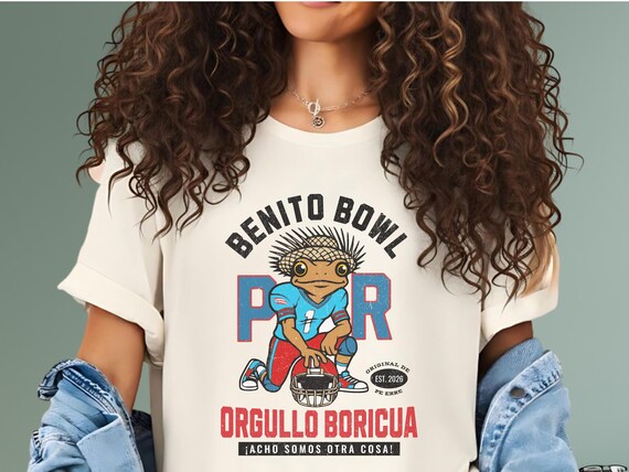 Benito Bowl Shirt For Puerto Rico Fans Sapo Concho Puerto Rico Tshirt Boricua Pride Gift For Puerto Rican Friend Boricua Jersey Family Gift