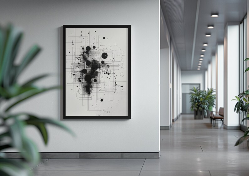 Printable Abstract Art Minimalist Print Modern Wall Decor Instant