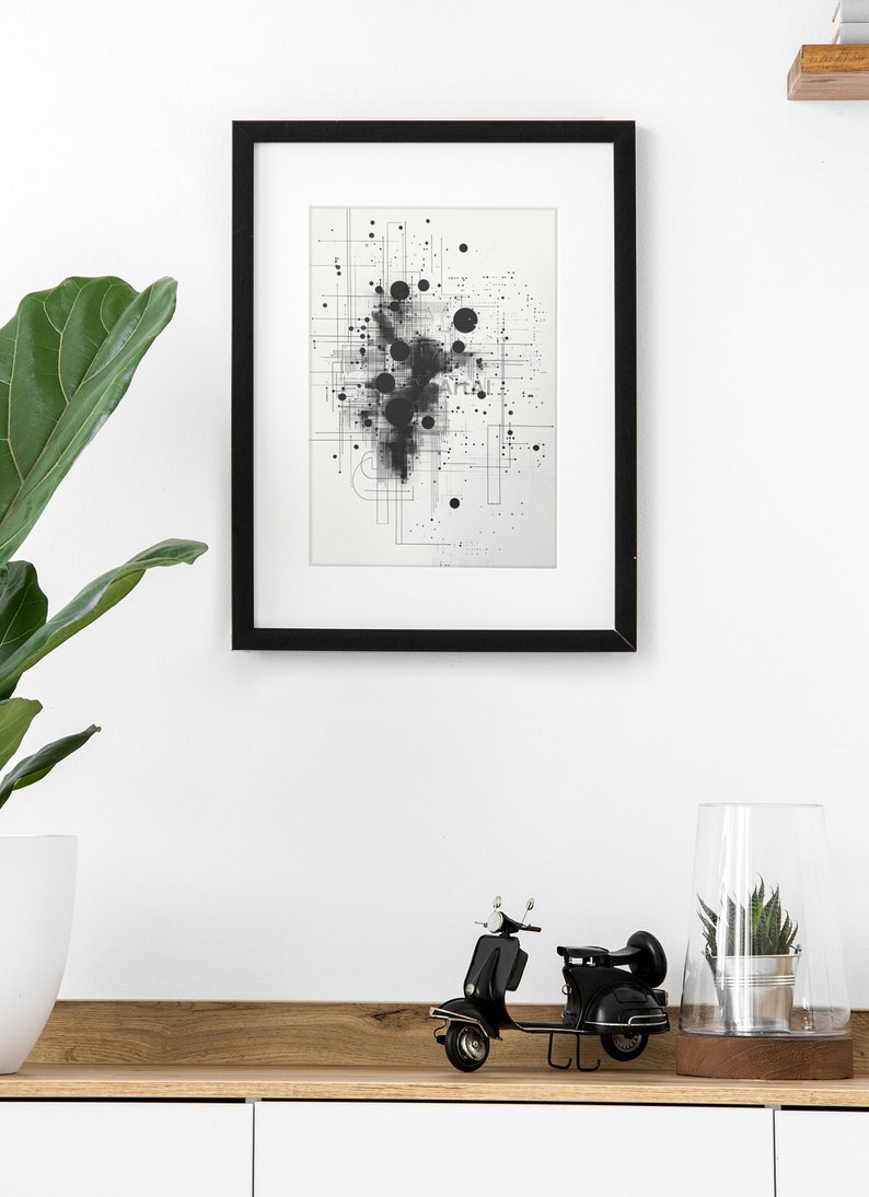 Printable Abstract Art Minimalist Print Modern Wall Decor Instant