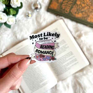 Adesivo con maggiori probabilità di leggere romanzi rosa