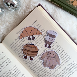 Smiling Plushies Holographic Sparkling Sticker | Cute Bookish Merch | Accessories | Kindle Sticker | Book Lover Gift | Reader E-Reader