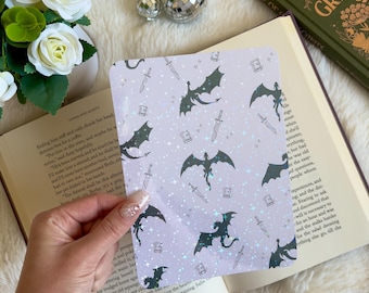 Dragon Holographic Kindle Hülle einfügen | Glitzer-Lesezeichen-Accessoire