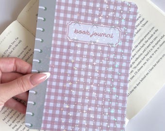 Pink and Green Book Journal Holographic Kindle Case Insert | Glitter E-Readers case insert | Bookish Gifts | Bookish Kindle Accessory
