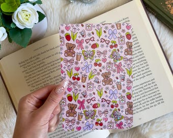Inserto olografico per custodia Kindle / accessorio per e-reader con motivo floreale primaverile