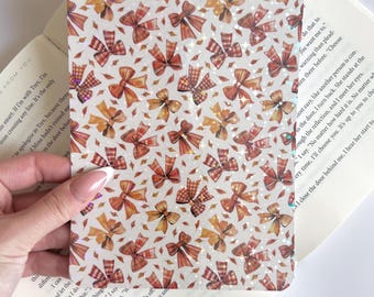 Autumn Bows Holographic Kindle Case Insert | Glitter E-Readers case insert | Bookish Gifts | Bookish Kindle Accessory