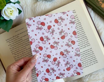 Inserto holográfico para Kindle Cherry Love / Accesorio con purpurina para libros