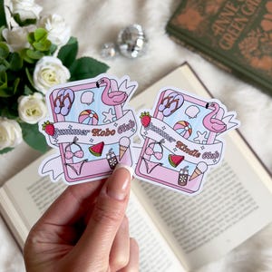 Summer Kindle / Kobo Club Sticker  | Cute Bookish Merch | Accessories | Kindle Sticker | Book Lover Gift | Reader E-Reader