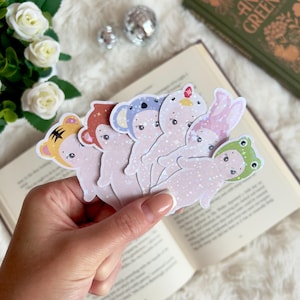 Trinket Angels Holographic Sparkling Sticker | Cute Bookish Merch | Accessories | Kindle Sticker | Book Lover Gift | Reader E-Reader