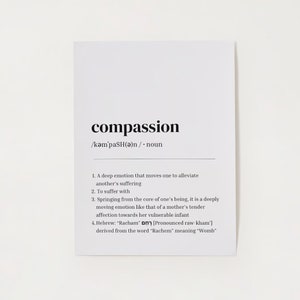 Compassion Digital Download | Wall Art Print by Hannah Cheo