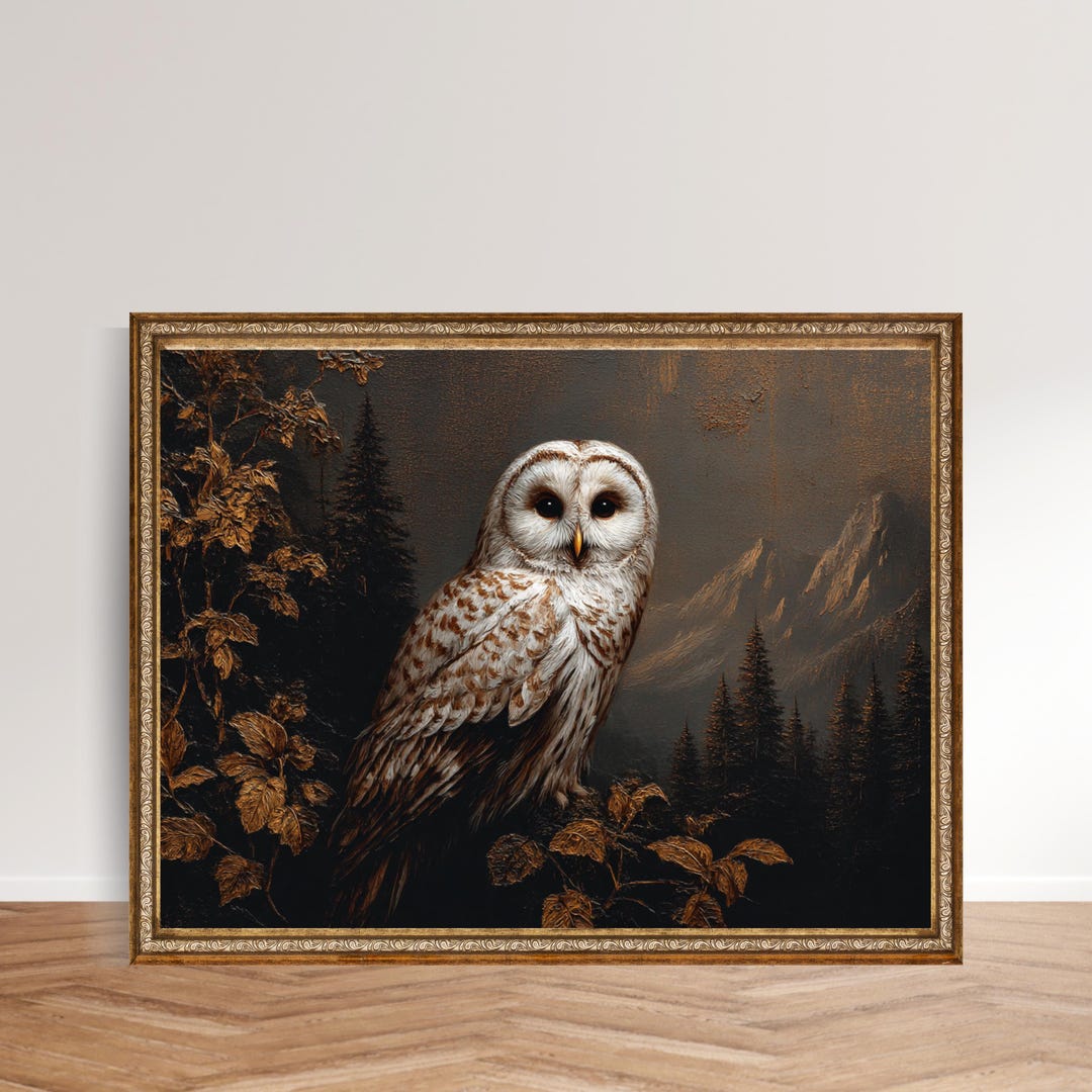 Snowy Owl Wall Art | Print Uk | Landscape | Home Decor| Framed Picture ...