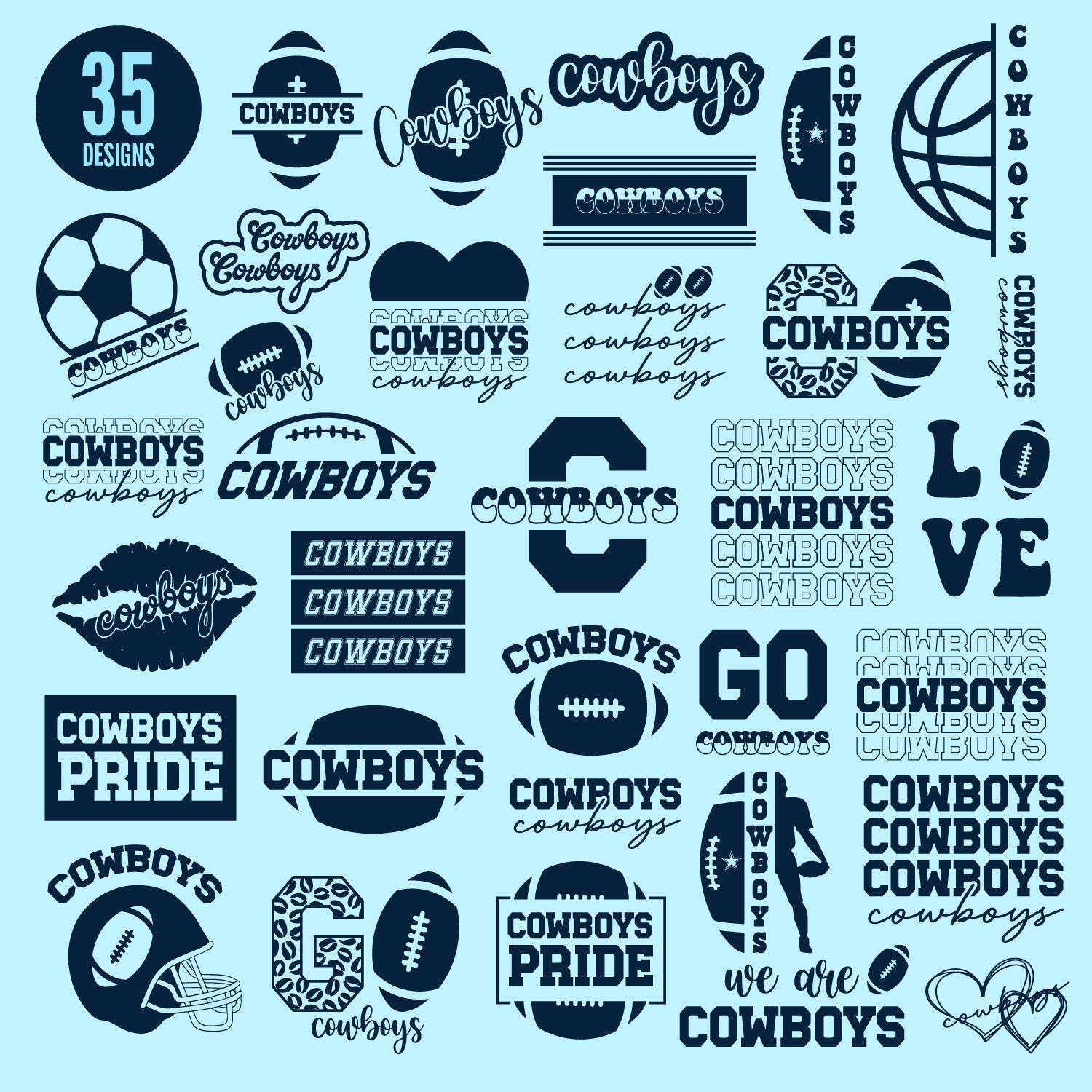 Dallas clip art - Etsy México, image size:1500x1500