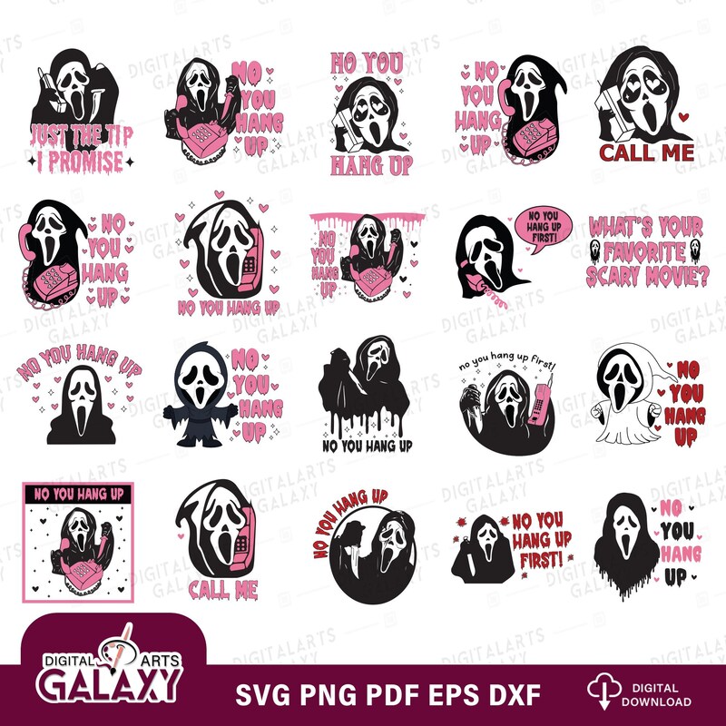 Ghostface Svg - Etsy