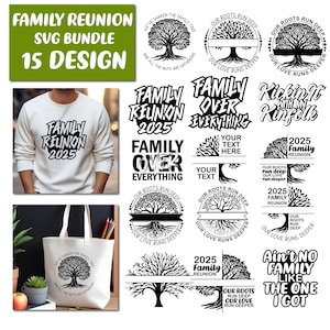 Custom Family Reunion SVG Bundle 2025: Personalized Design (Digital Download)