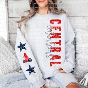Anpassbares vertikales Cheer-Maskottchen-Design PLUS Ärmel-Spirit-Wear, - Schulgeist png