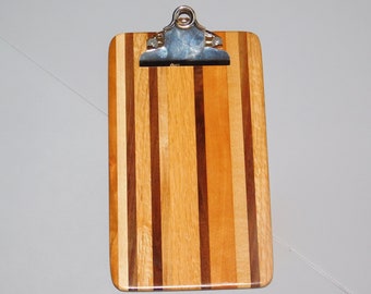 Small / Memo Sized Hardwood Clipboard (9" x 5")