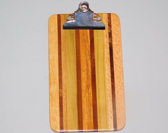 Small / Memo Sized Hardwood Clipboard