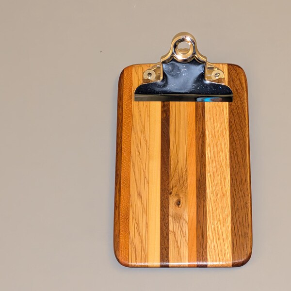 Mini Wood Clipboard  (4"x6.5")