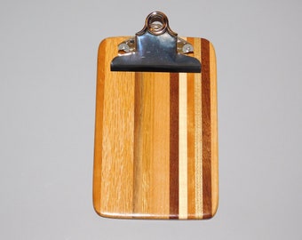 Mini Wood Clipboard  (4"x6.5")