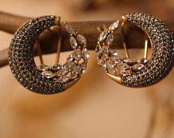 Vintage-Inspired Earrings • Affordable Artisan Quality • Multiple Designs • Gold Tone Retro Earrings for Everyday Wear