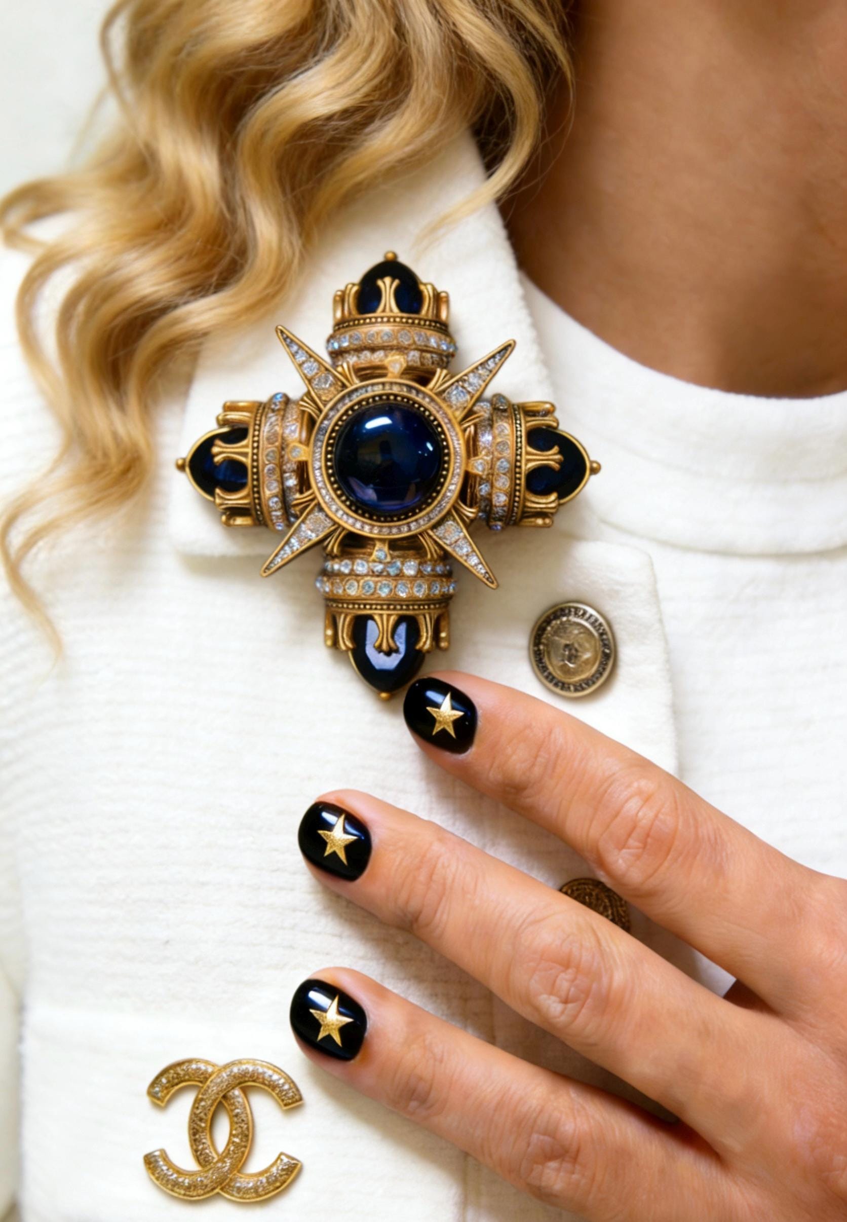 Christian Dior Flower Brooch - Etsy