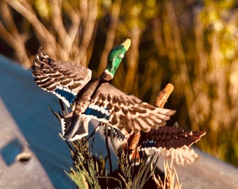 Automata ducks- hand crafted. True miniature automata