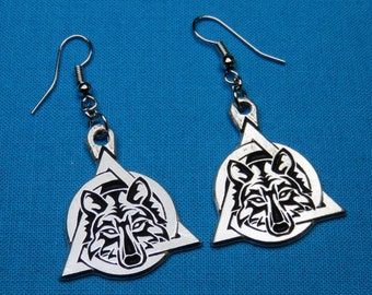 Wolf Therian Pride Earrings