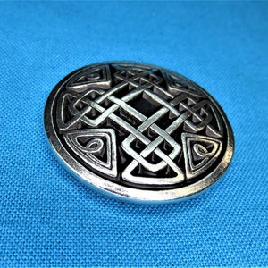 Celtic Shield Cross Button, 1 1/4 image 2
