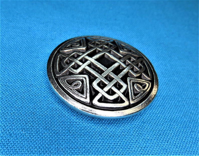 Celtic Shield Cross Button, 1 1/4 image 2