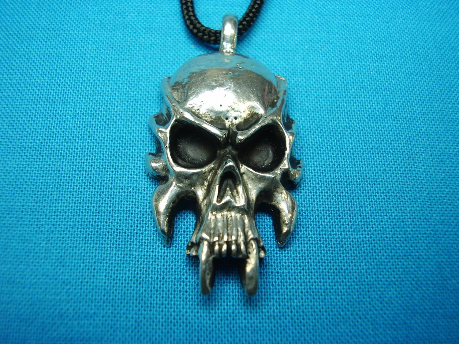 Skull Necklace Etsy