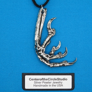 Handmade Eagle Talon Keychain In Pewter Metal Animal Claw Key - Foto 7