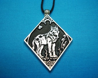 Wolf Dream Spirit Necklace, Large