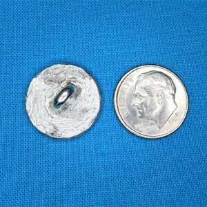 Griffin Dragon Button: (11/16 inch) Small Gryphon Griffon Handmade Cast Silver Pewter Sew On Sewable Costume Shirt Garb Cosplay Vest Button image 3