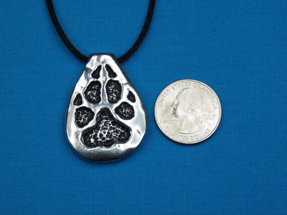 Wolf paw necklace deals