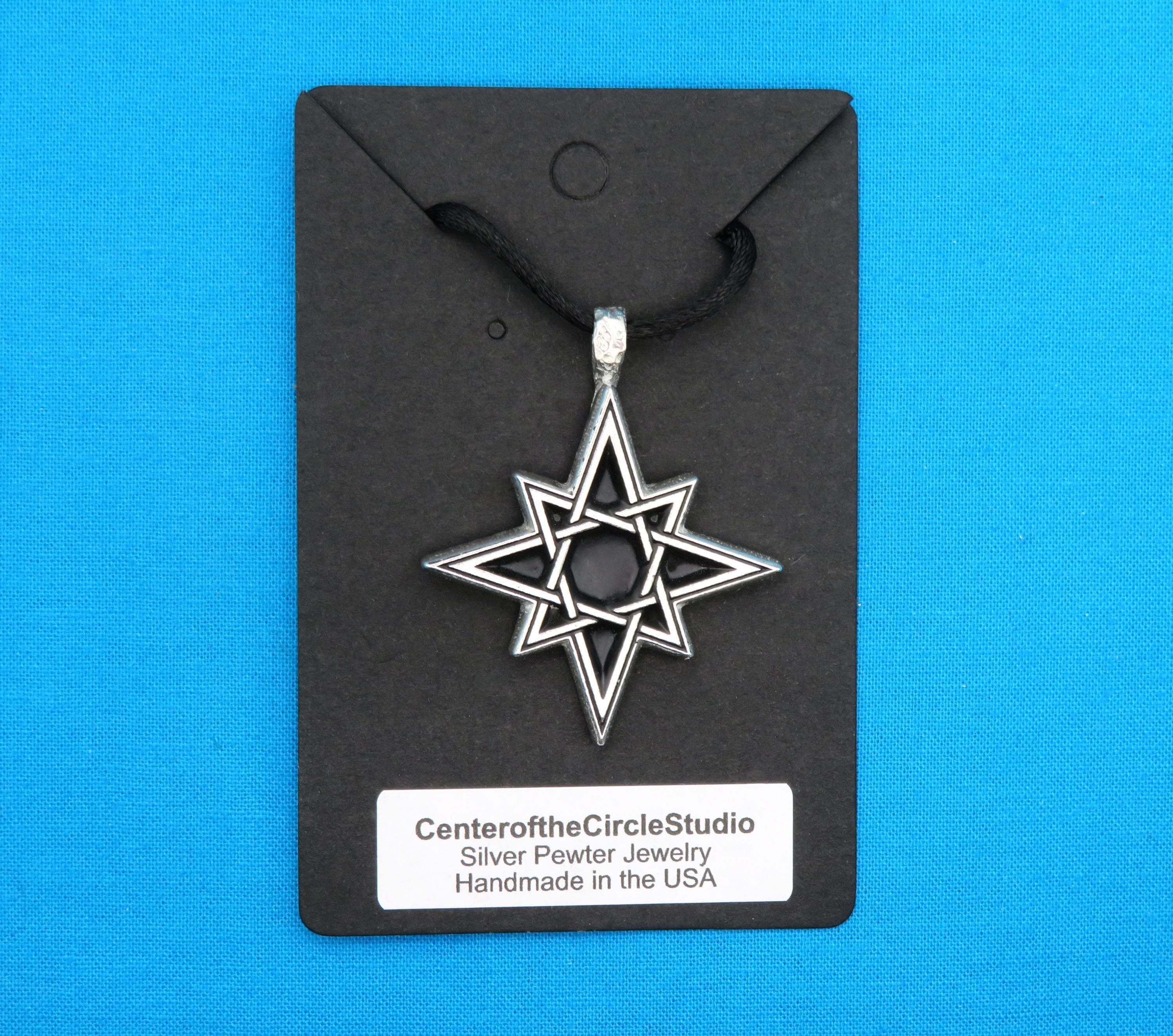 8 Pointed Star Necklace: (small) Hope Star, Isotoxal Star Polygon 