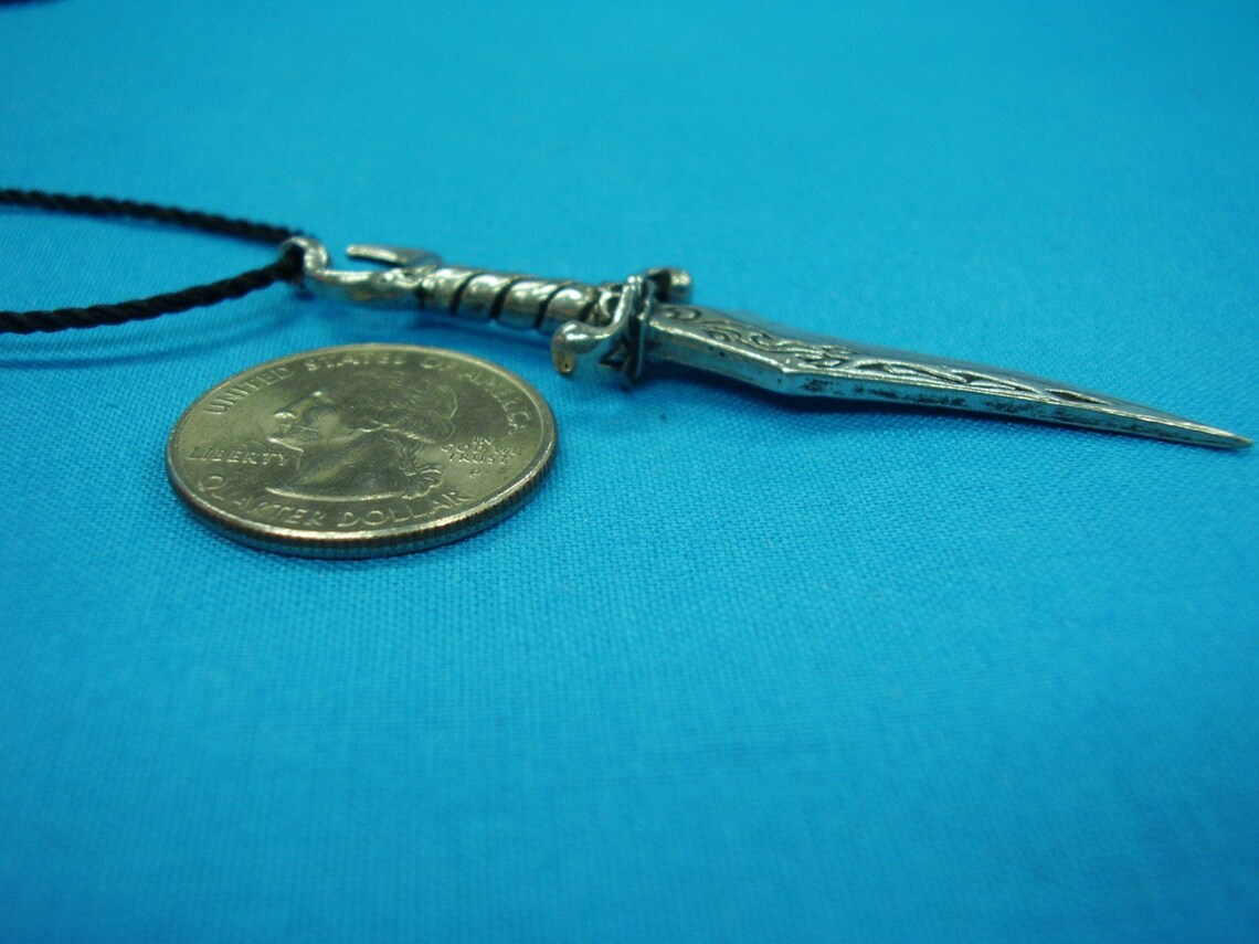 Dagger Necklace Etsy