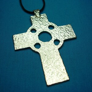 Large Celtic Cross Necklace image 4