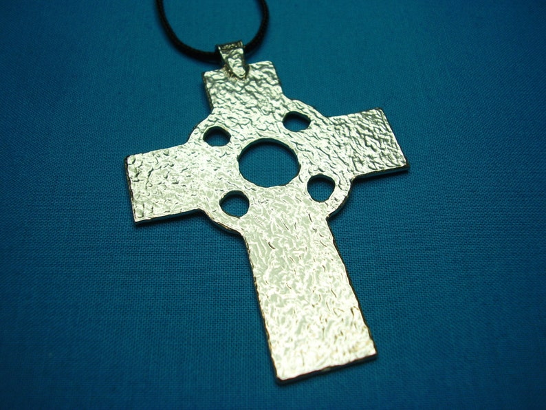 Large Celtic Cross Necklace image 4