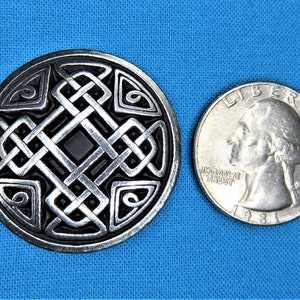 Celtic Shield Cross Button, 1 1/4 image 3