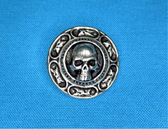 Large skull buttons deals