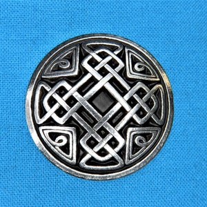 Celtic Shield Cross Button, 1 1/4 image 1